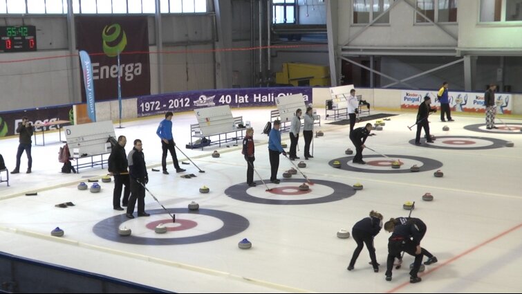 Pomerania Curling Cup: Curlerzy testują nowoczesny gdański tor