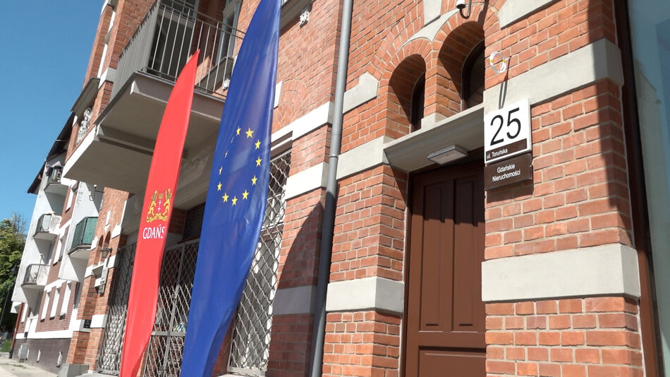 Kamienica przy ul. Toruńskiej 25 po remoncie.
