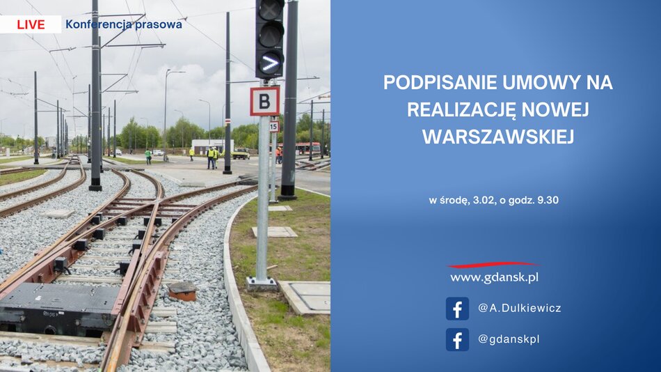 Podpisanie umowy na realizację Nowej Warszawskiej