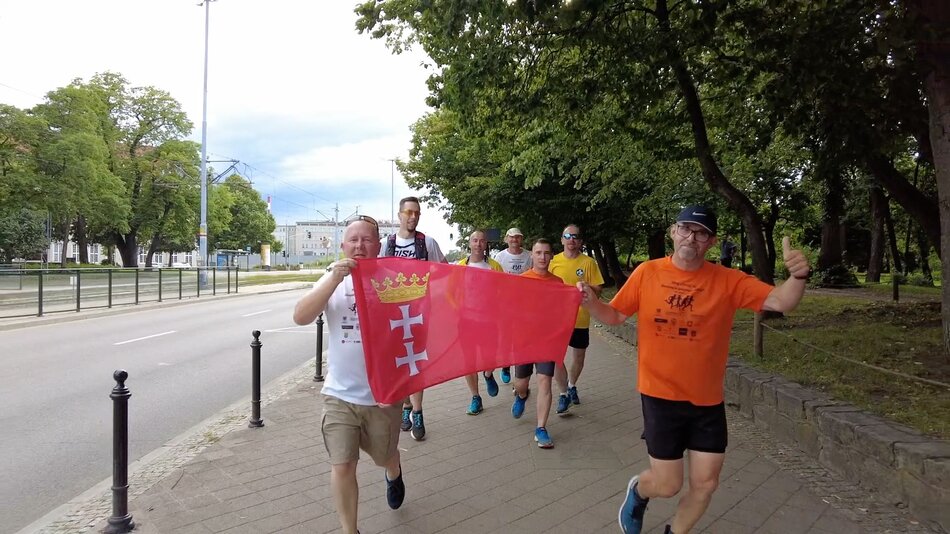 Gorzowianie odwiedzili Gdańsk i biegną dalej