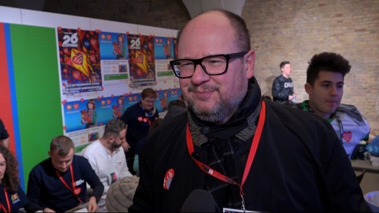26. Finał WOŚP. Paweł Adamowicz - prezydent Gdańska